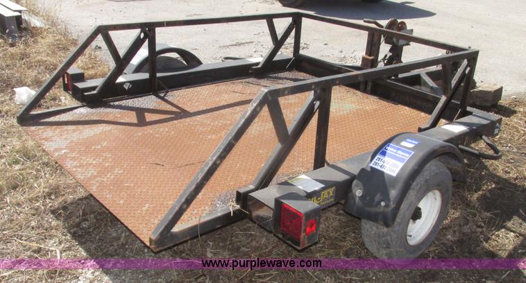 image for item H4708 2004 Bil-jax ET-2000 deck level ground loading trailer