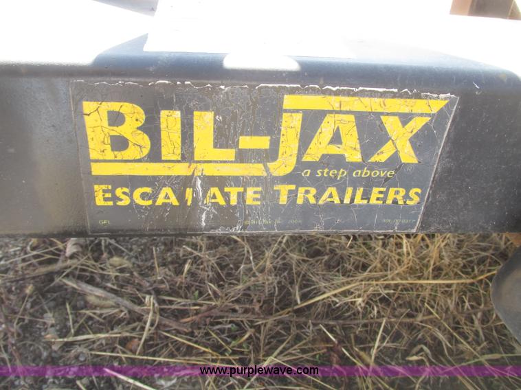 image for item H4708 2004 Bil-jax ET-2000 deck level ground loading trailer