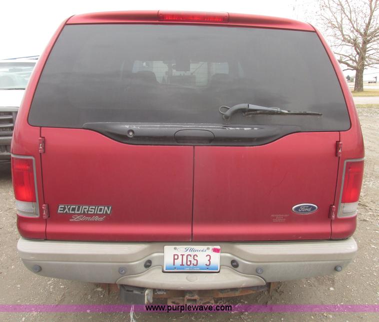 image for item H4717 2002 Ford Excursion Limited SUV