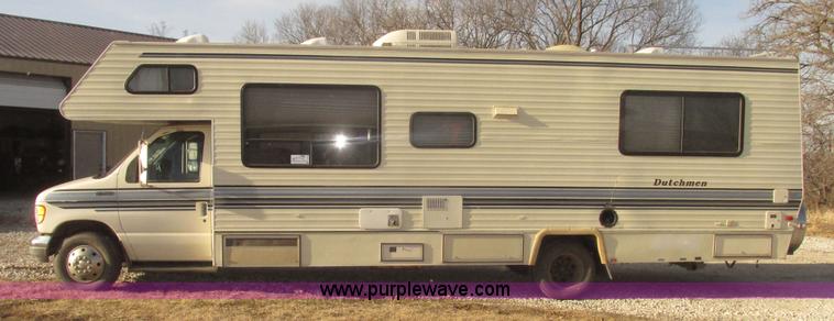 image for item H4735 1993 Ford Econoline E350 Dutchman 30' RV
