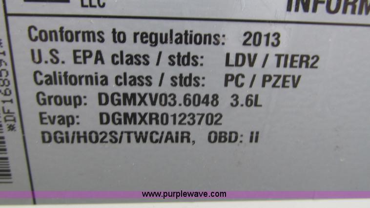 image for item I3071 2013 Buick LaCrosse