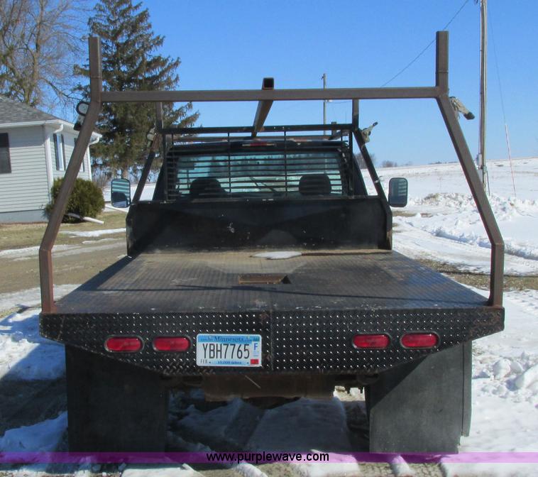 image for item I3768 1997 Ford F350 XL flatbed pickup truck
