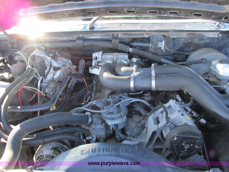 image for item I3768 1997 Ford F350 XL flatbed pickup truck