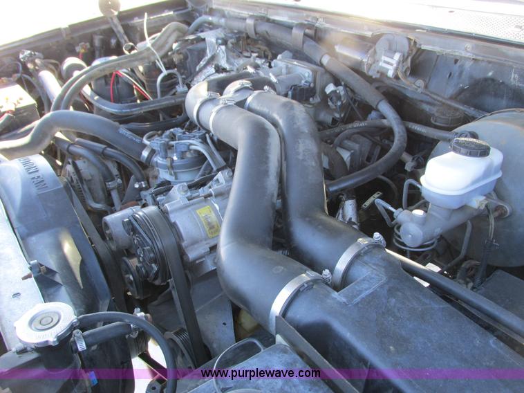 image for item I3768 1997 Ford F350 XL flatbed pickup truck