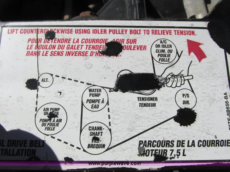 image for item I3768 1997 Ford F350 XL flatbed pickup truck