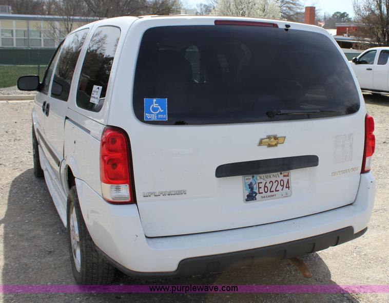 image for item J2276 2007 Chevrolet Uplander Cargo van