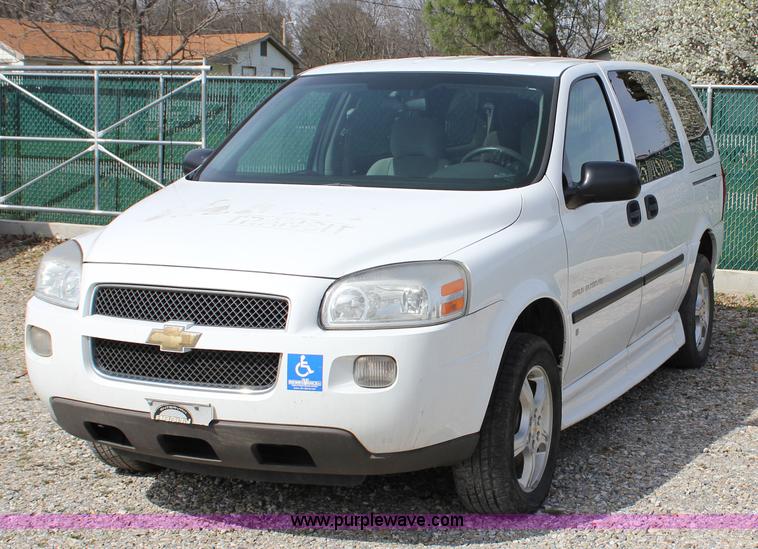 image for item J2277 2008 Chevrolet Uplander Cargo van