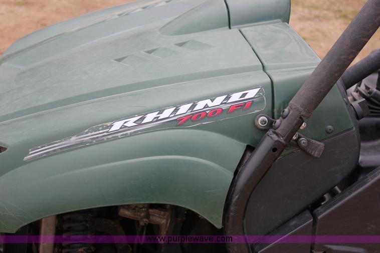 image for item J2279 2012 Yamaha Rhino 700FI utility vehicle