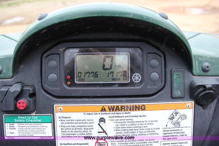 image for item J2279 2012 Yamaha Rhino 700FI utility vehicle