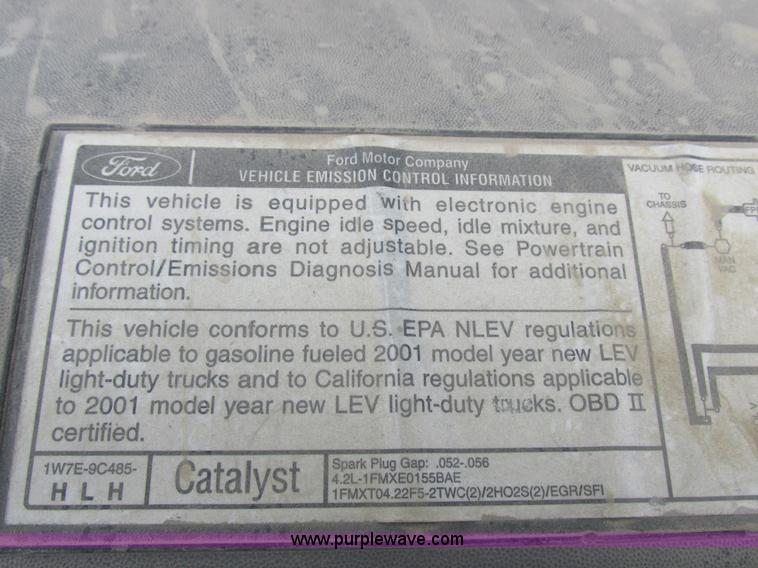 image for item K2067 2001 Ford F150 XLT pickup truck