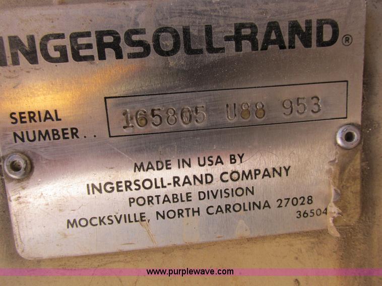 image for item K2082 Ingersoll Rand 175 compressor