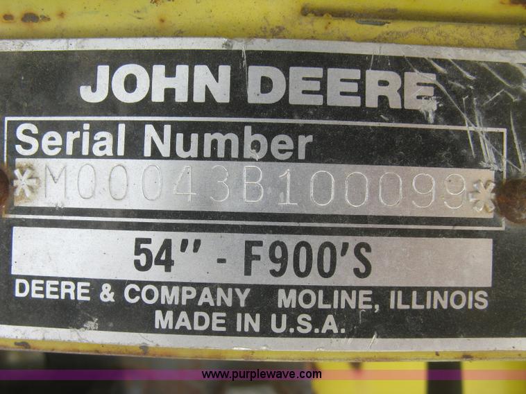 image for item K2993 John Deere F915 riding lawn mower