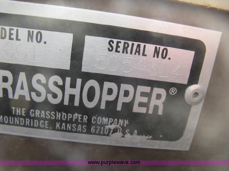 image for item K2995 1994 Grasshopper 725 riding lawn mower