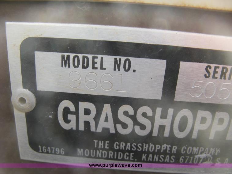 image for item K2995 1994 Grasshopper 725 riding lawn mower