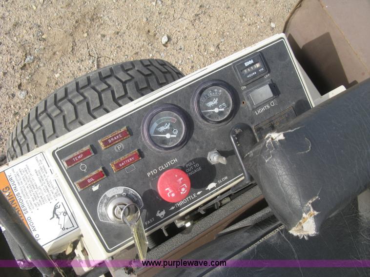 image for item K2995 1994 Grasshopper 725 riding lawn mower