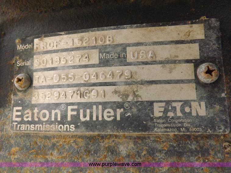 image for item K3762 2002 International 9100i truck chassis