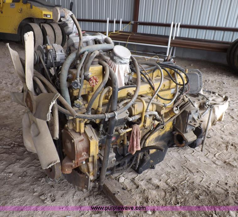 image for item K3763 Caterpillar 3306 10.5L six cylinder turbo diesel engine