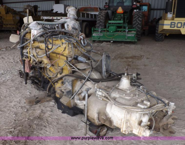 image for item K3763 Caterpillar 3306 10.5L six cylinder turbo diesel engine