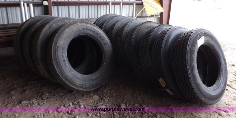 image for item K3765 (12) assorted 11R24.5 tires