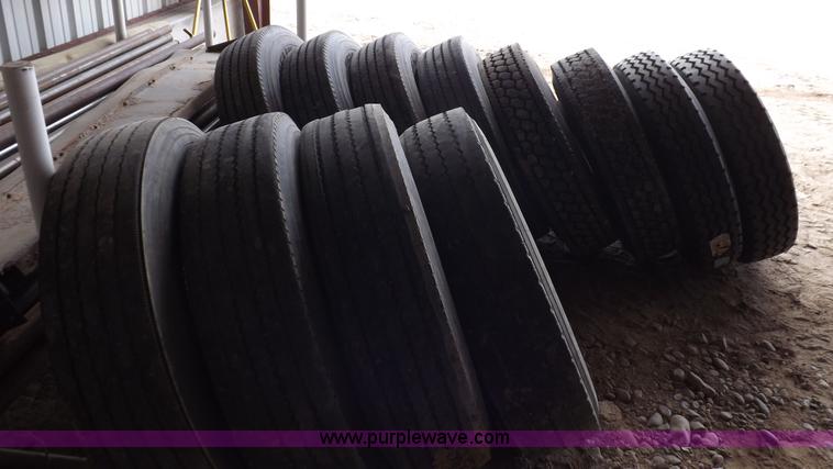 image for item K3765 (12) assorted 11R24.5 tires