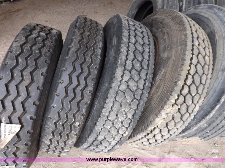 image for item K3765 (12) assorted 11R24.5 tires