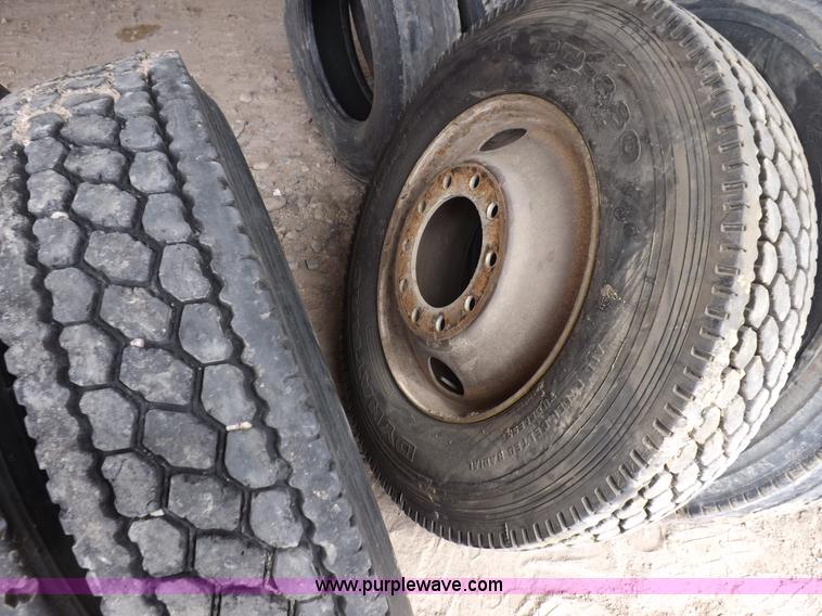 image for item K3765 (12) assorted 11R24.5 tires