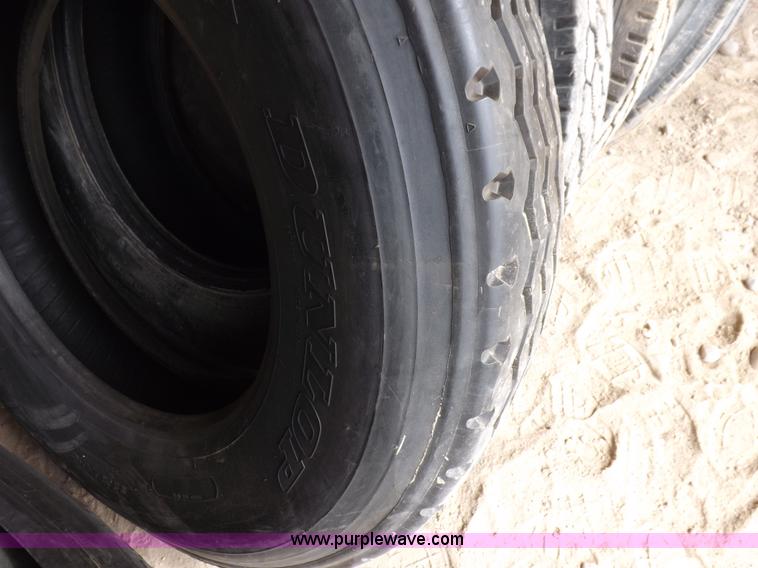 image for item K3765 (12) assorted 11R24.5 tires