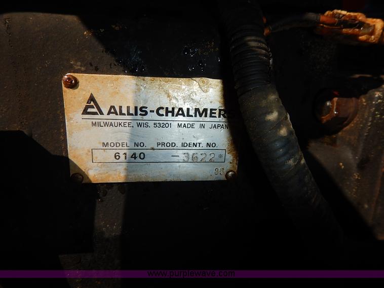 image for item K7323 1985 Allis Chalmers 6140 tractor