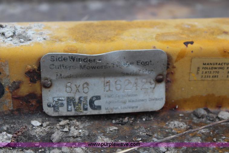 image for item K8972 FMC Side Winder rotary mower