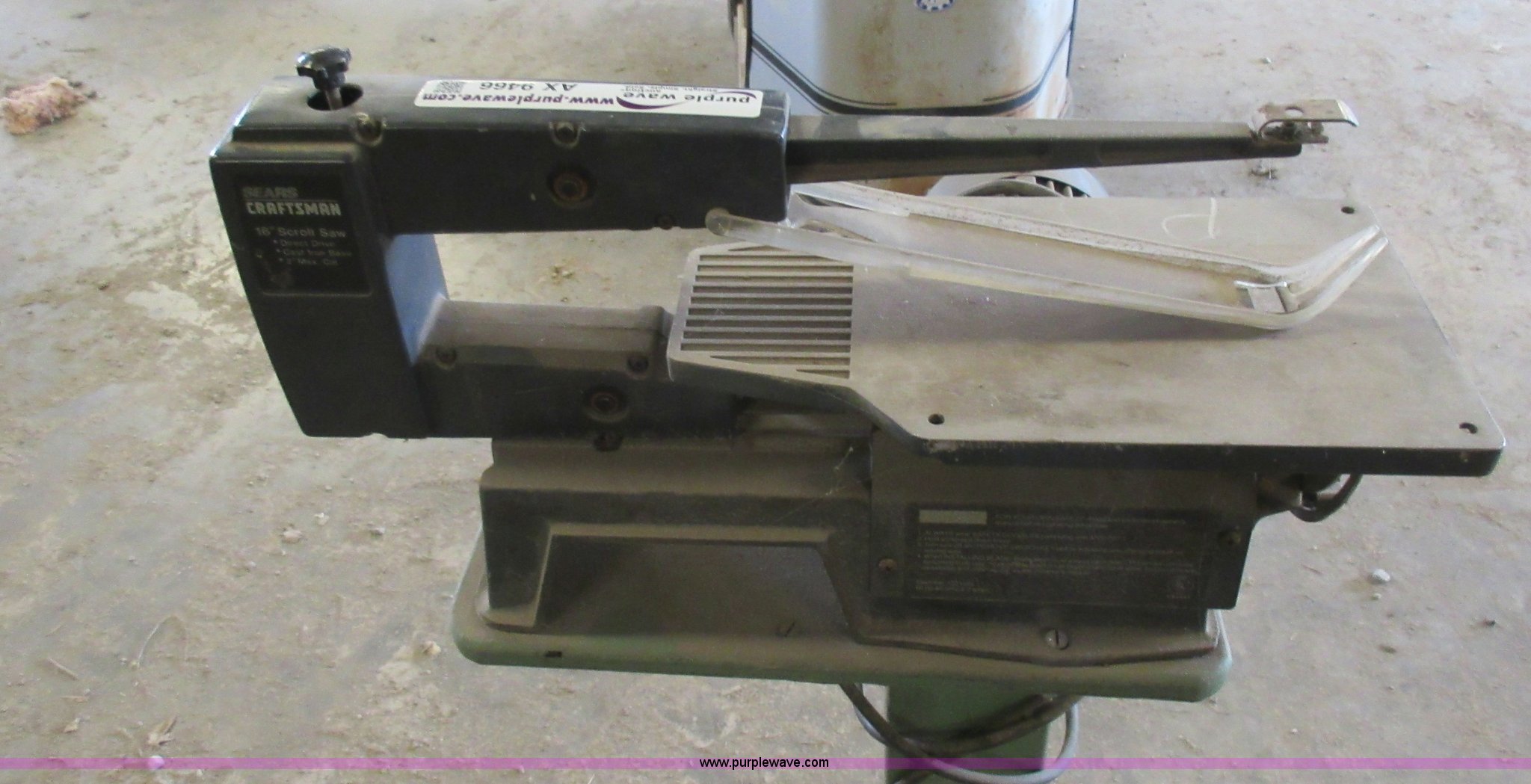 Sears Craftsman 16" scroll saw in Lexington, MO Item AX9466 sold Purple Wave