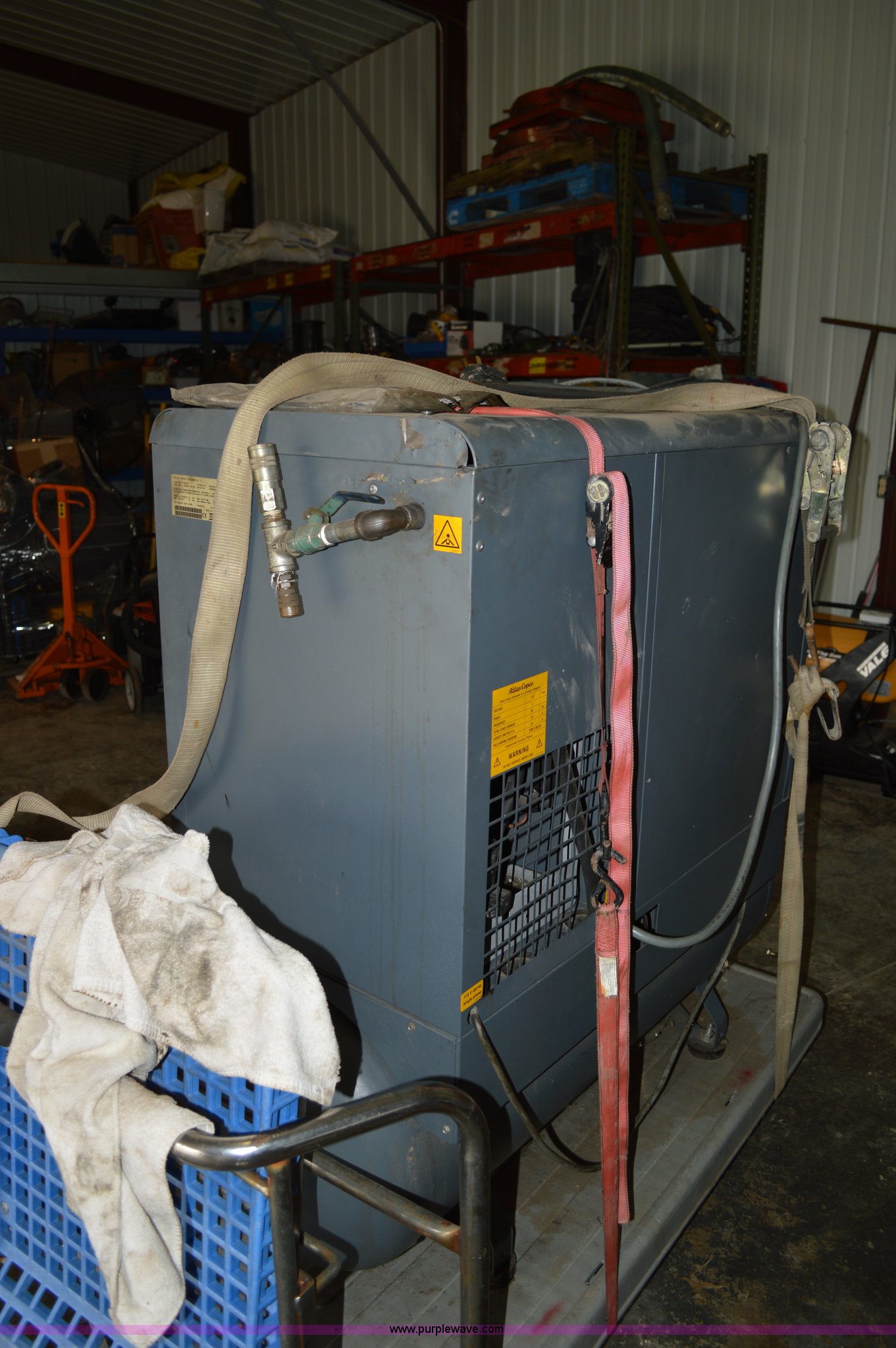 Atlas Copco GX4 FI air compressor Full size in new window .