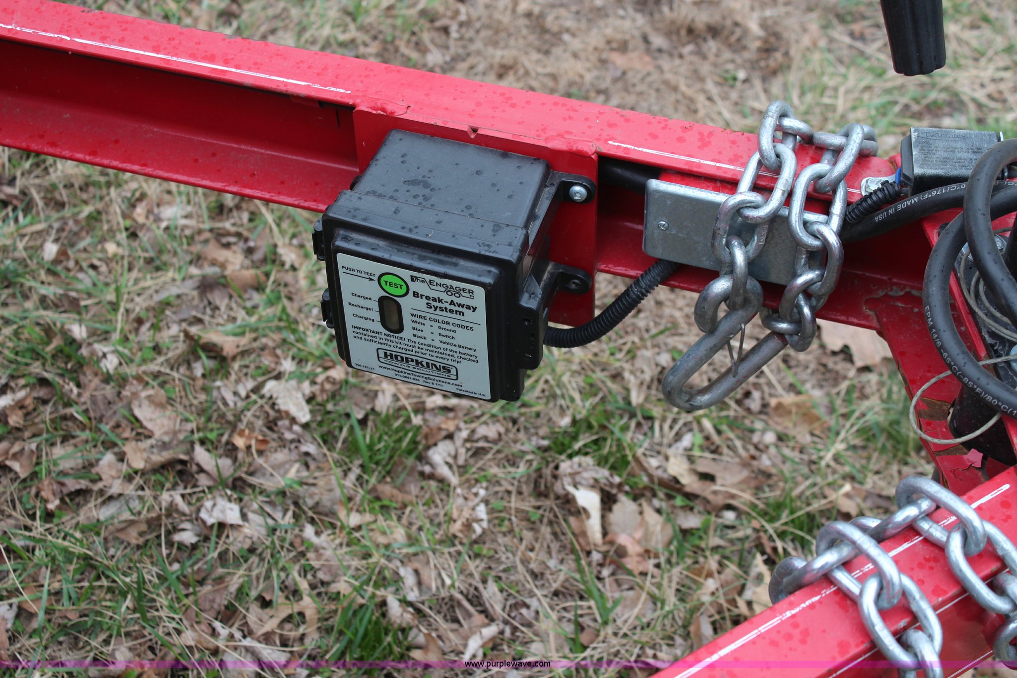 2012 Red Oak trailer in Baldwin City, KS Item K8966 sold Purple Wave