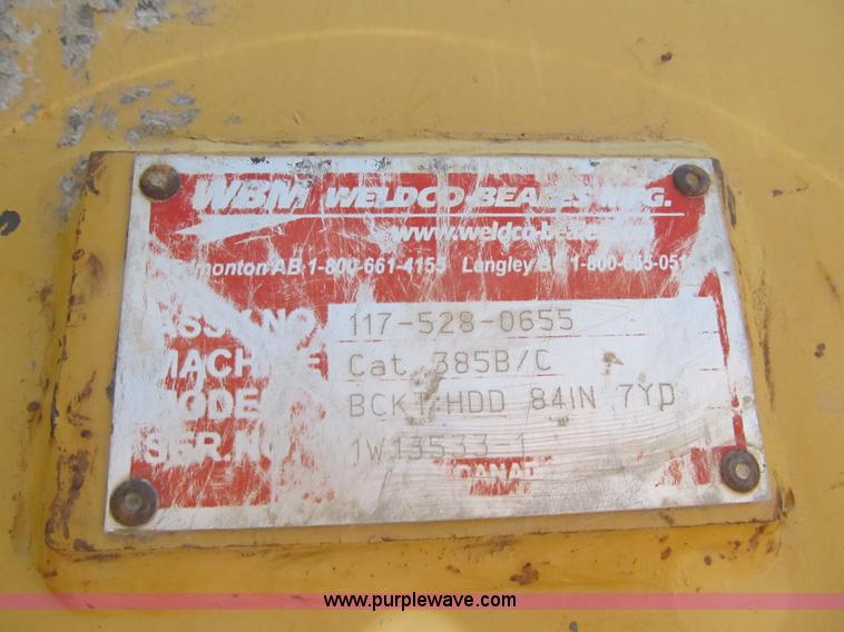 image for item F8989 Welco heavy duty excavator bucket