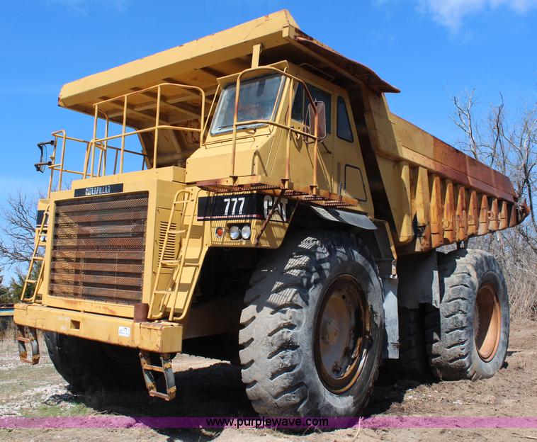 image for item K6756 1984 Caterpillar 777 haul truck