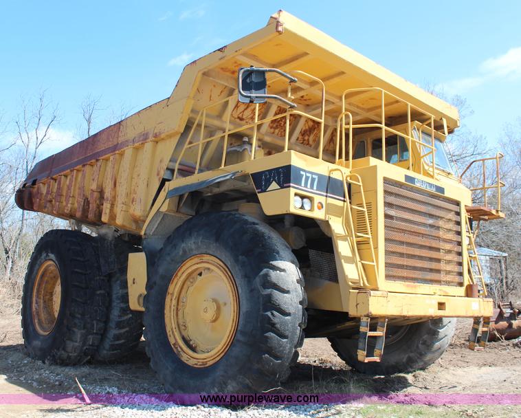 image for item K6756 1984 Caterpillar 777 haul truck