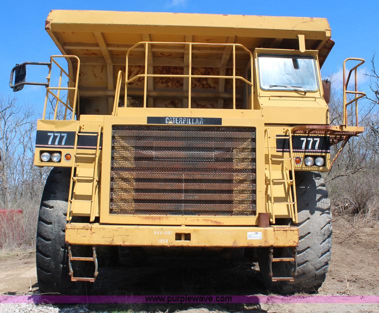 image for item K6756 1984 Caterpillar 777 haul truck