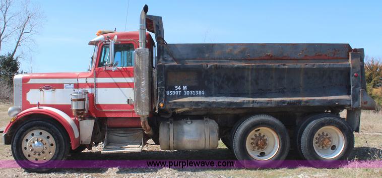 image for item K6757 1980 Peterbilt 359 dump truck