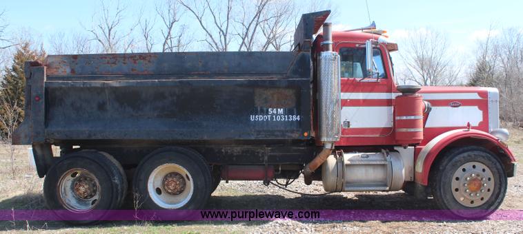 image for item K6757 1980 Peterbilt 359 dump truck