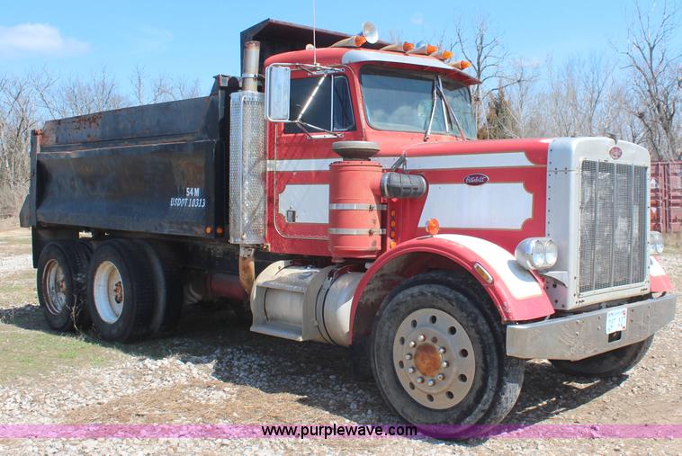image for item K6757 1980 Peterbilt 359 dump truck