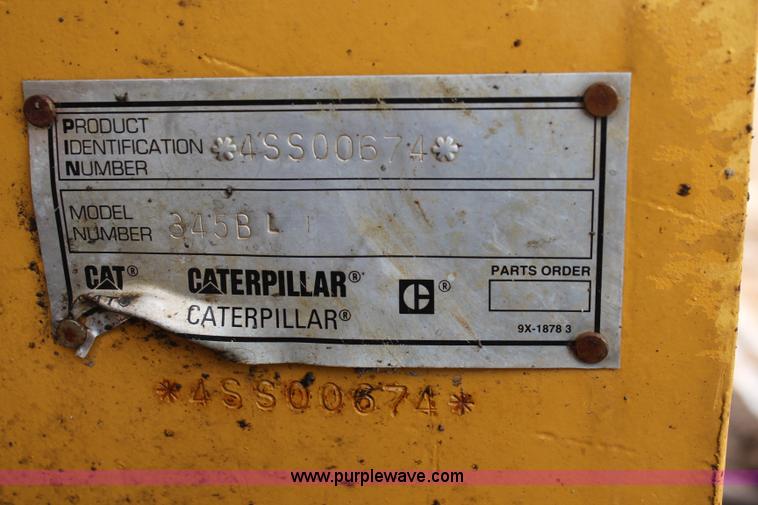 image for item K7105 1998 Caterpillar 345B L ME excavator