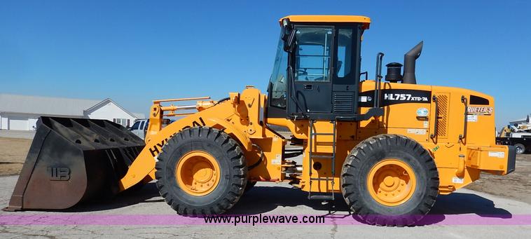 image for item K7106 2008 Hyundai HL757 XTD-7A wheel loader