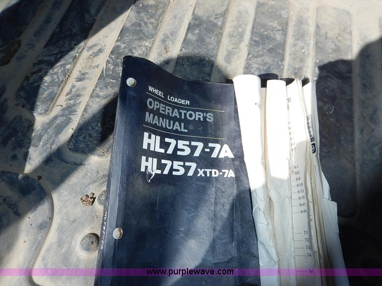 image for item K7106 2008 Hyundai HL757 XTD-7A wheel loader