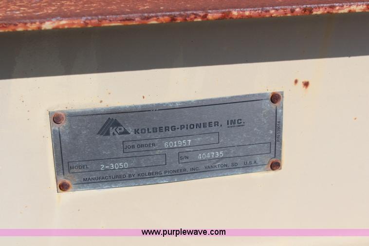 image for item K7151 Kolberg Pioneer 2-3050 conveyor