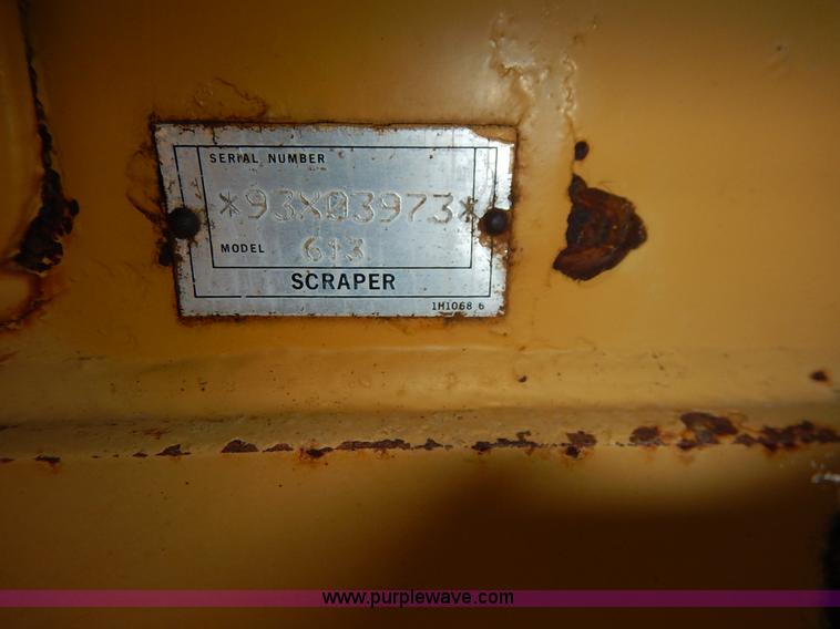 image for item K7161 2001 Caterpillar 613C Series II scraper