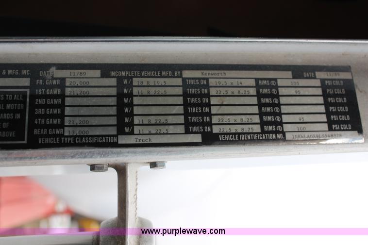 image for item K7164 1990 Kenworth W900 concrete truck