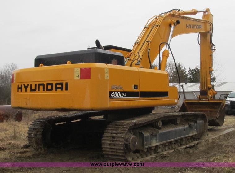 image for item K8842 2003 Hyundai Robex 450LC-7 excavator