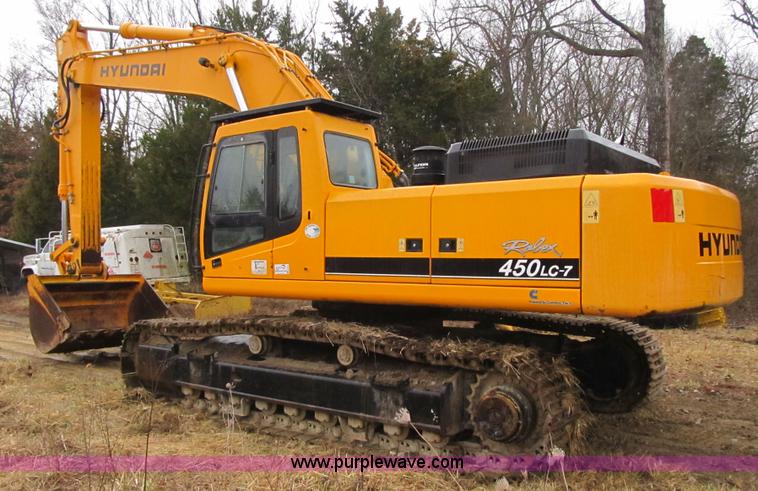 image for item K8842 2003 Hyundai Robex 450LC-7 excavator