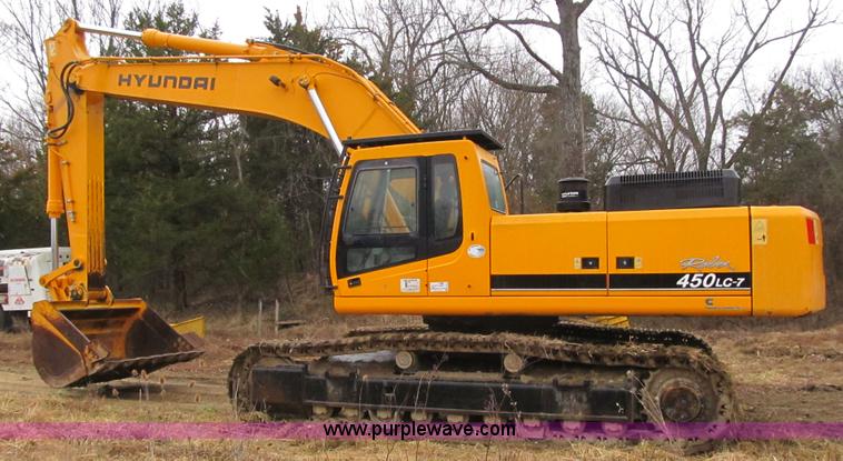 image for item K8842 2003 Hyundai Robex 450LC-7 excavator