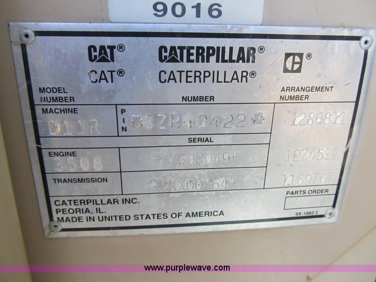 image for item K8843 1997 Caterpillar D11R dozer