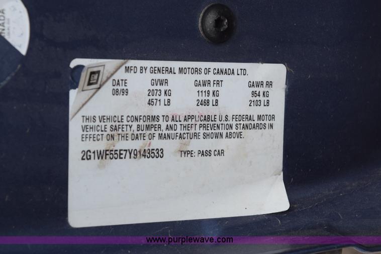 image for item E6265 2000 Chevrolet Impala
